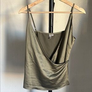 Olive Green Women's Top size 8